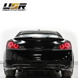 2008-2013 Infiniti G37 Maxzone Style Black Housing Clear Lens Tail Lights