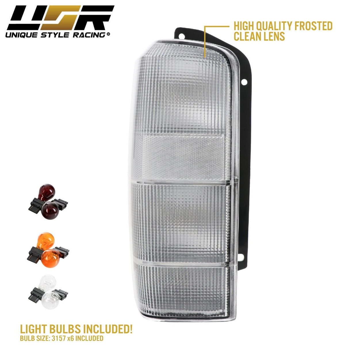 1997-2001 Jeep Cherokee XJ All Clear Tail Lights