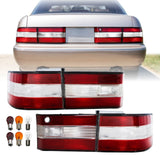 1990-1994 Lexus LS400 JDM Look Red/Clear/Red Tail Lights