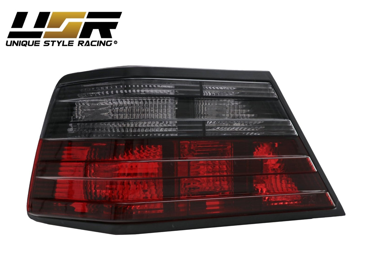 1986-1995 Mercedes W124 Red/Smoke Tail Lights