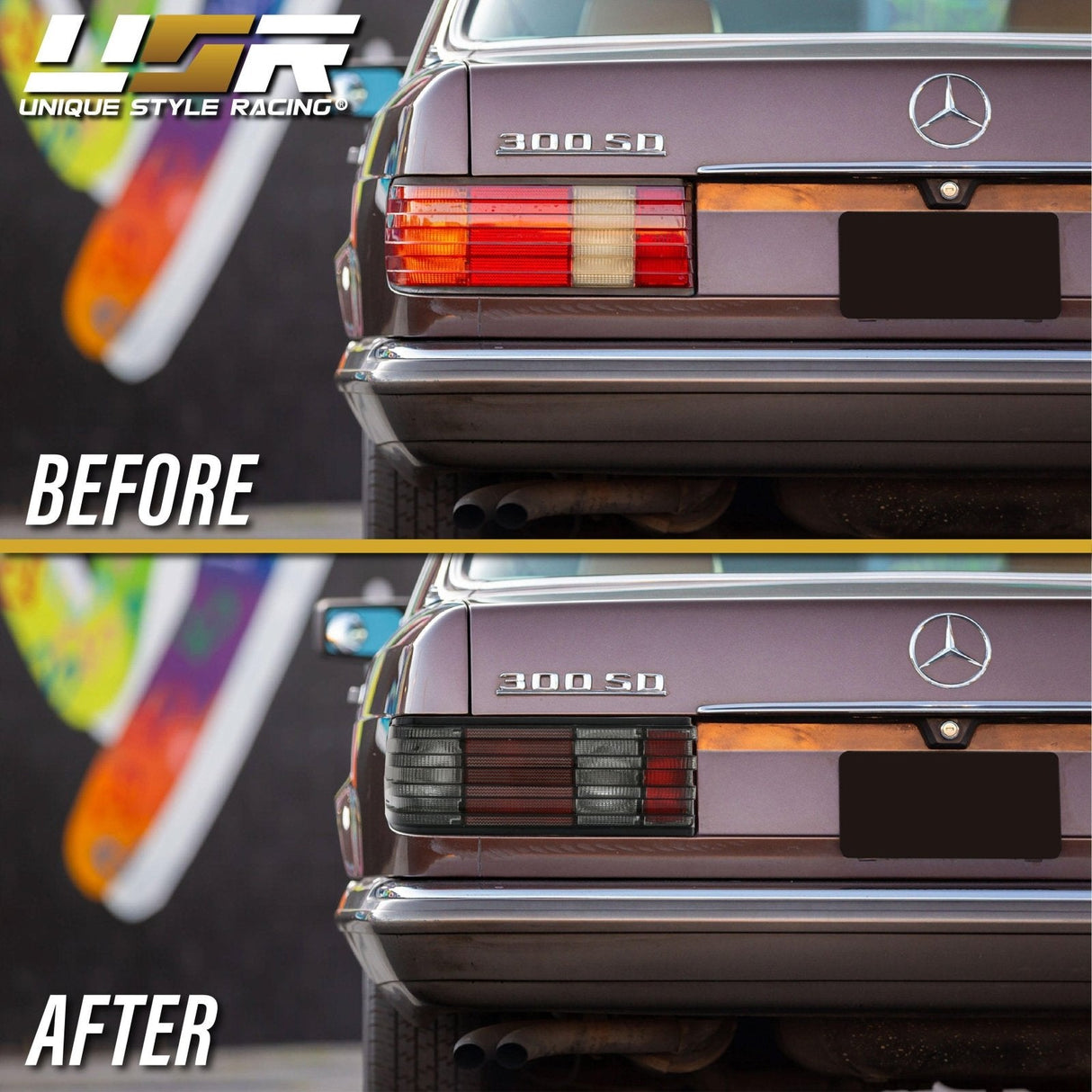 1981-1991 Mercedes W126 S-Class Smoke Tail Lights