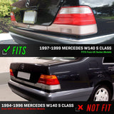 1994-1999 Mercedes W140 S Class Smoke Tail Light Set