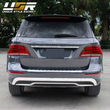 2012-2015 Mercedes W166 M Class GLE Look 4pcs Red/Clear LED Tail Lights