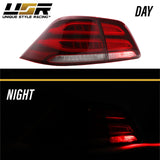 2012-2015 Mercedes W166 M Class GLE Look 4pcs Red/Clear LED Tail Lights