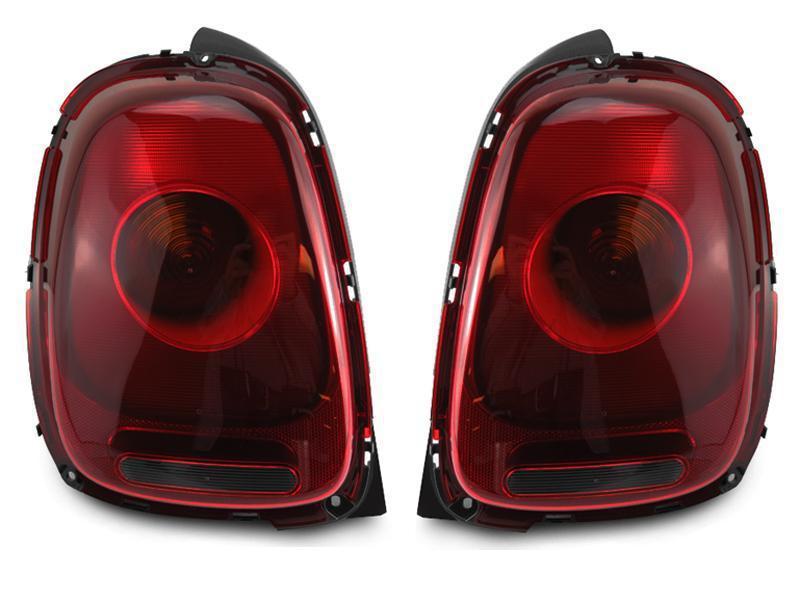 2014-2017 Mini Cooper Cherry Red Non-LED Rear Tail Light Set