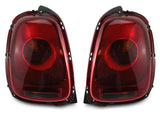 2014-2017 Mini Cooper Cherry Red Non-LED Rear Tail Light Set
