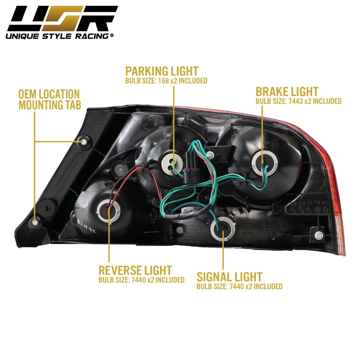2003-2006 Mitsubishi Lancer Evo 8/9 JDM Style Red Tail Lights