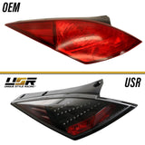 2003-2009 Nissan 350Z DM Black Red Z LED Tail Lights