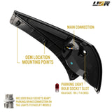 2003-2009 Nissan 350Z DM Black Red Z LED Tail Lights