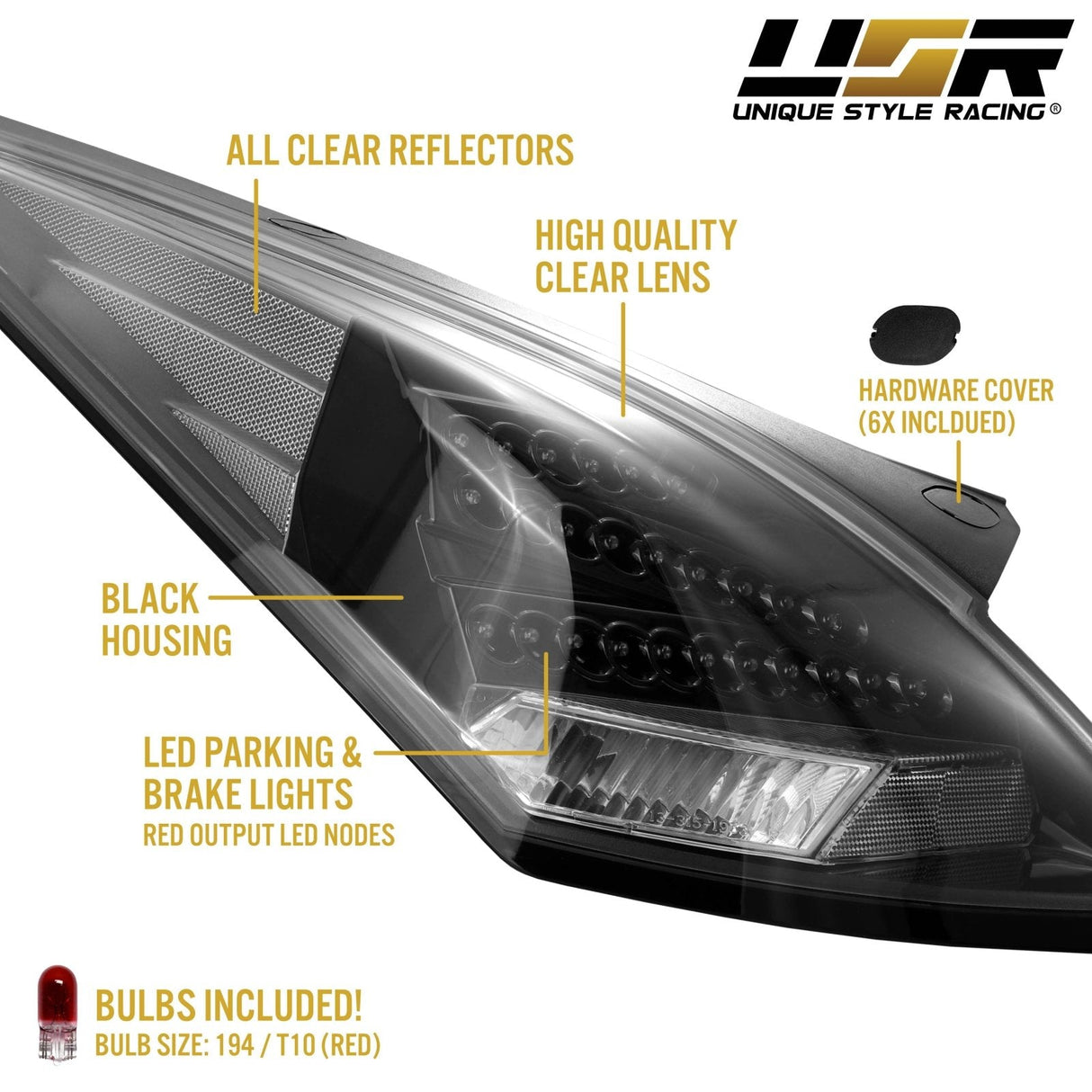 2003-2009 Nissan 350Z Monochrome Z LED Tail Lights