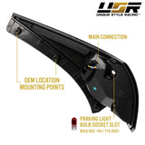 2003-2009 Nissan 350Z Monochrome Z LED Tail Lights