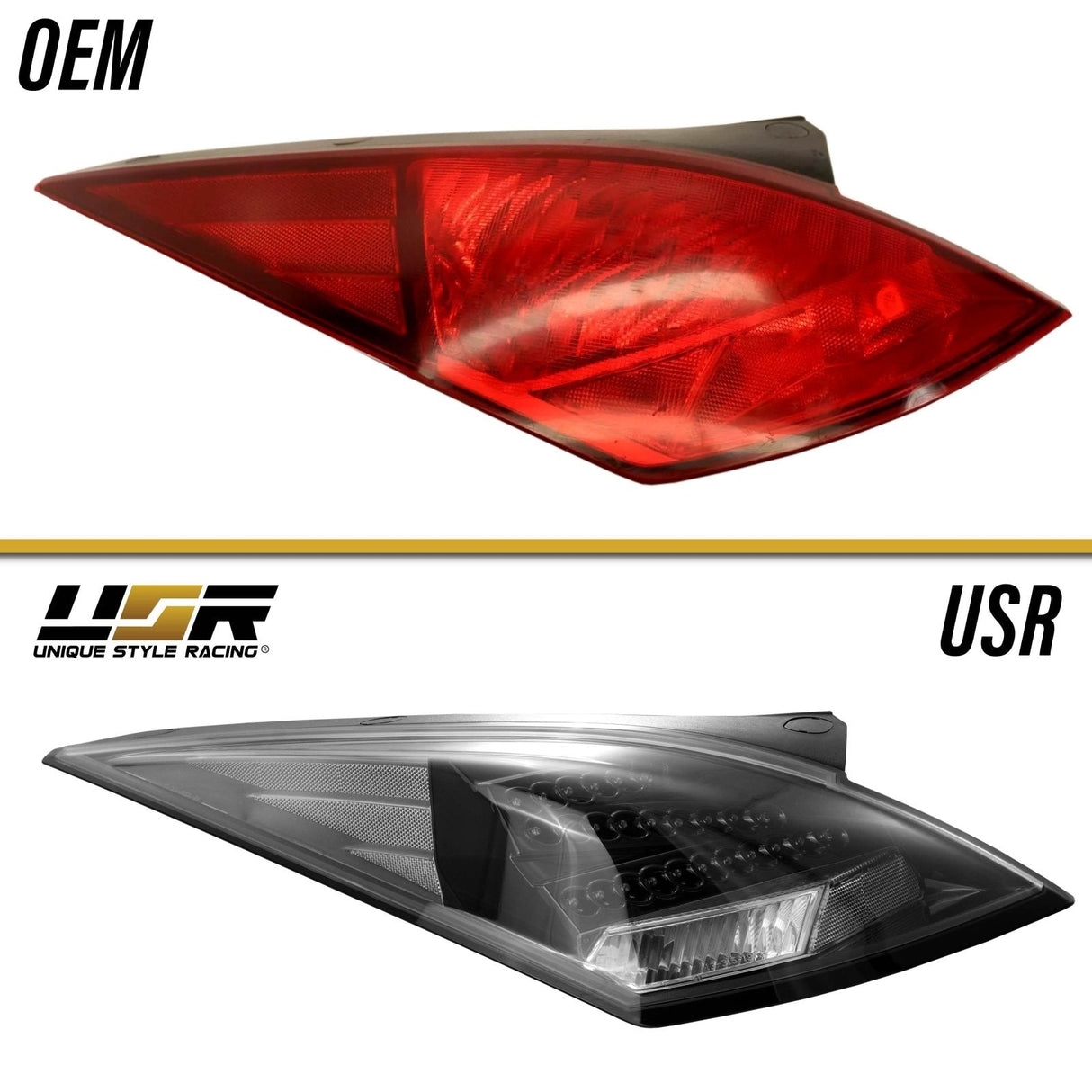 2003-2009 Nissan 350Z Monochrome Z LED Tail Lights