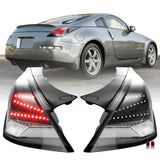 2003-2009 Nissan 350Z Monochrome Z LED Tail Lights
