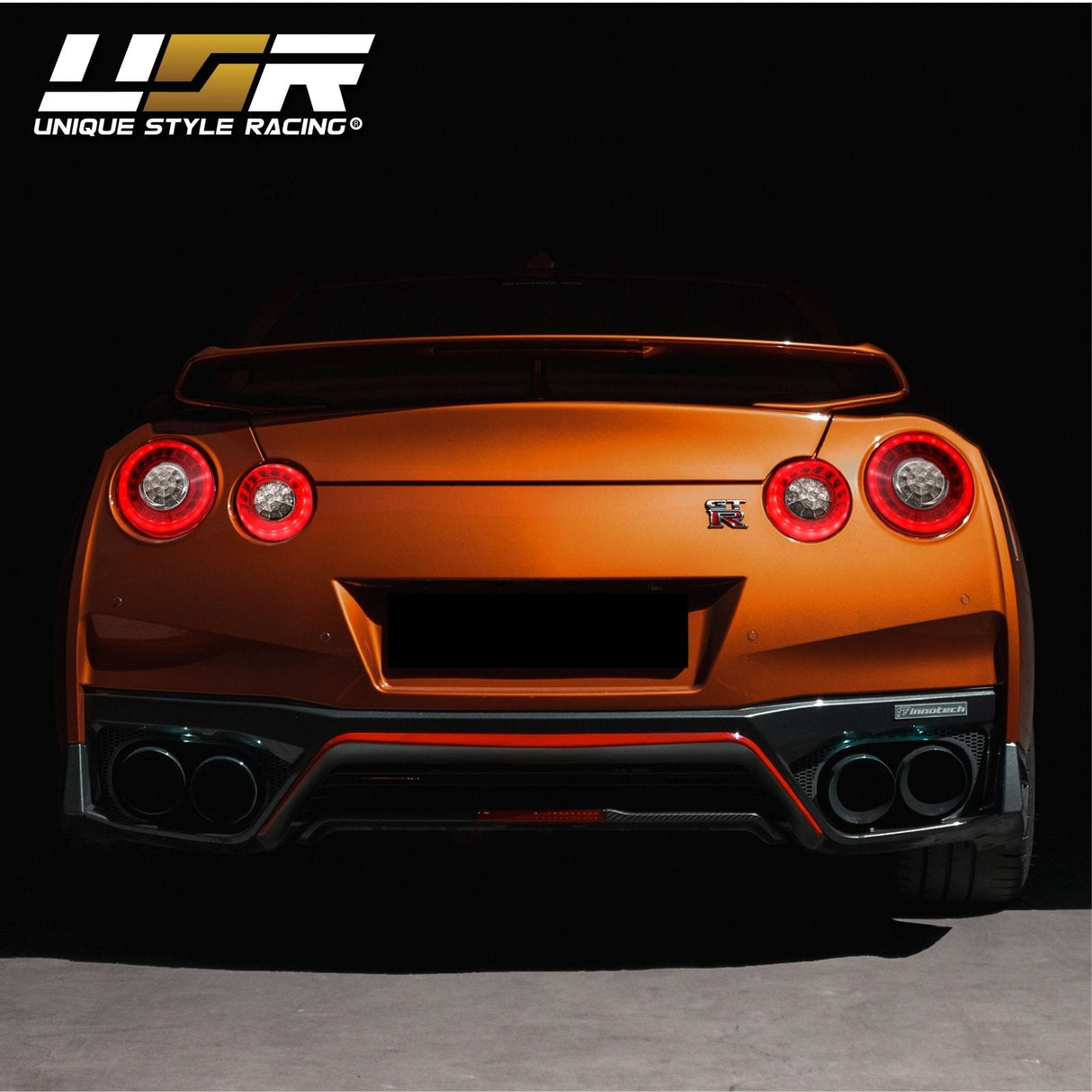 2009-2017 Nissan GT-R Facelift Style Smoke LED Tail Lights