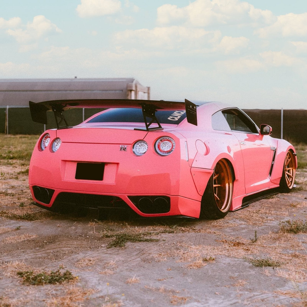 2009-2017 Nissan GT-R Facelift Style Smoke LED Tail Lights
