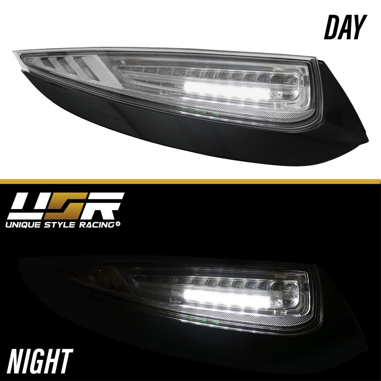 2009-2012 Porsche 911 All Clear LED Tail Lights