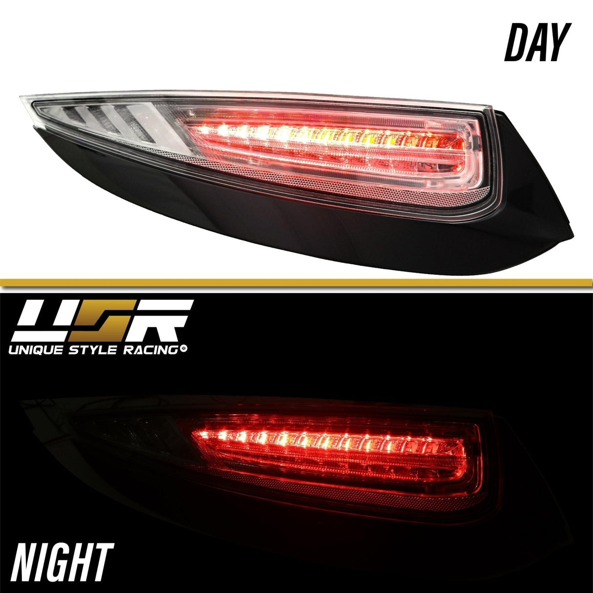2009-2012 Porsche 911 All Clear LED Tail Lights