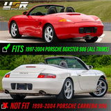 1997-2004 Porsche Boxster 986 Clear/Black LED Light Bar Tail Lights