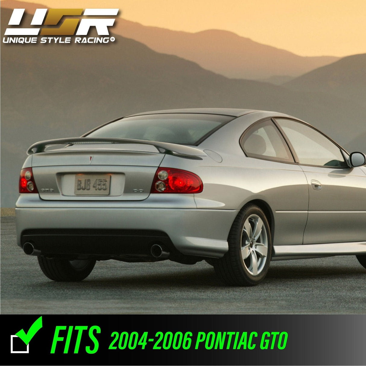 2004-2006 Pontiac GTO Monaro Style Black Tail Lights