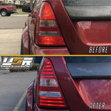 2003-2008 Subaru Forester Red/Clear LED Tail Light