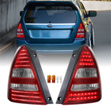 2003-2008 Subaru Forester Red/Clear LED Tail Light