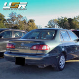 1998-2002 Toyota Corolla Red/Clear 2 Piece Outer Tail Lights