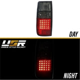 1991-1997 Toyota Land Cruiser Red Smoke LED Tail Lights