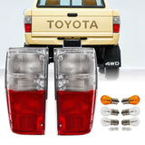 1984-1988 Toyota Pickup Red/Clear Tail Lights