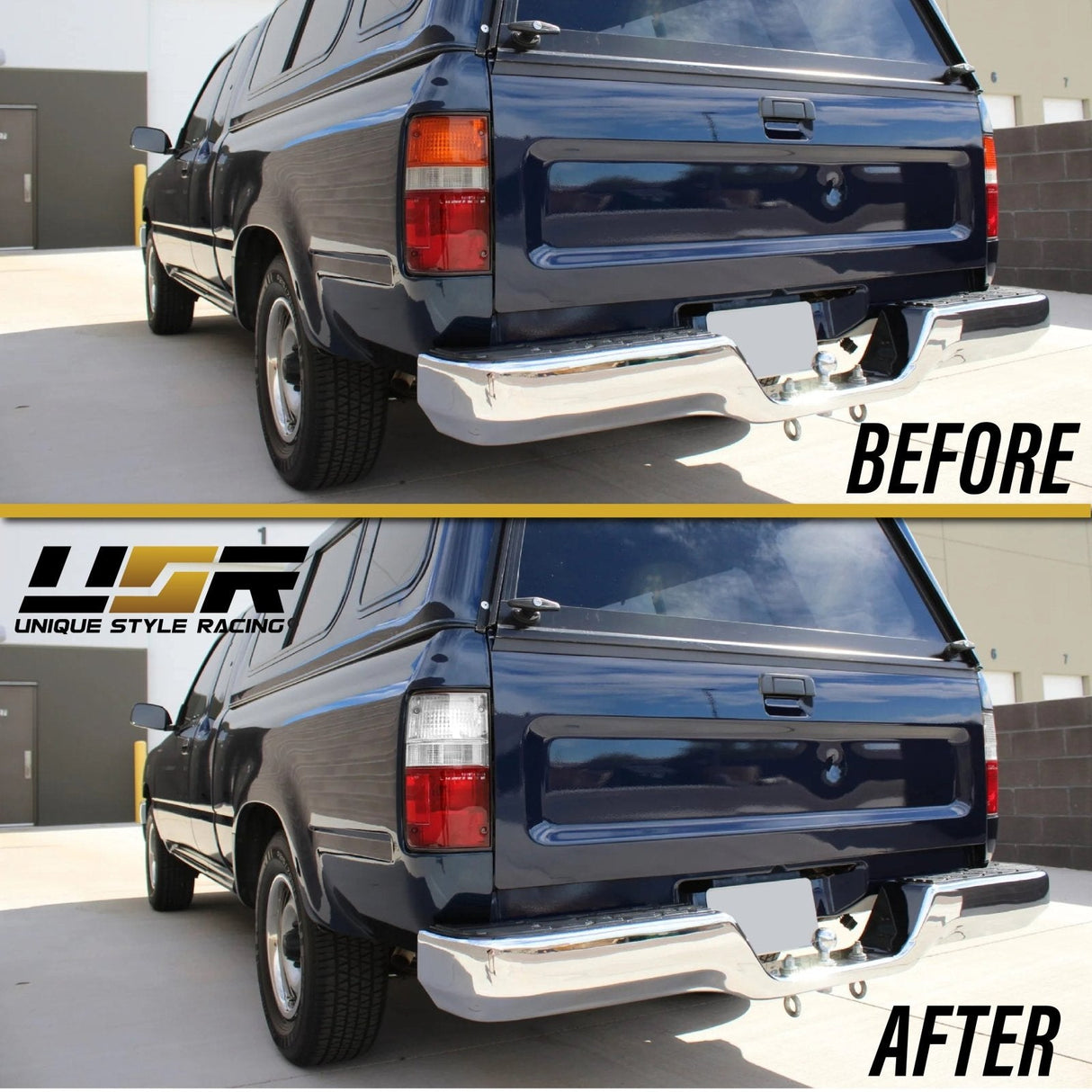 1989-1995 Toyota Pickup Red/Clear Tail Lights