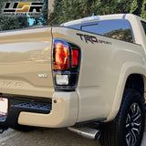 2016-2022 Toyota Tacoma TRD Pro Style Black/Clear Tail Lights Set