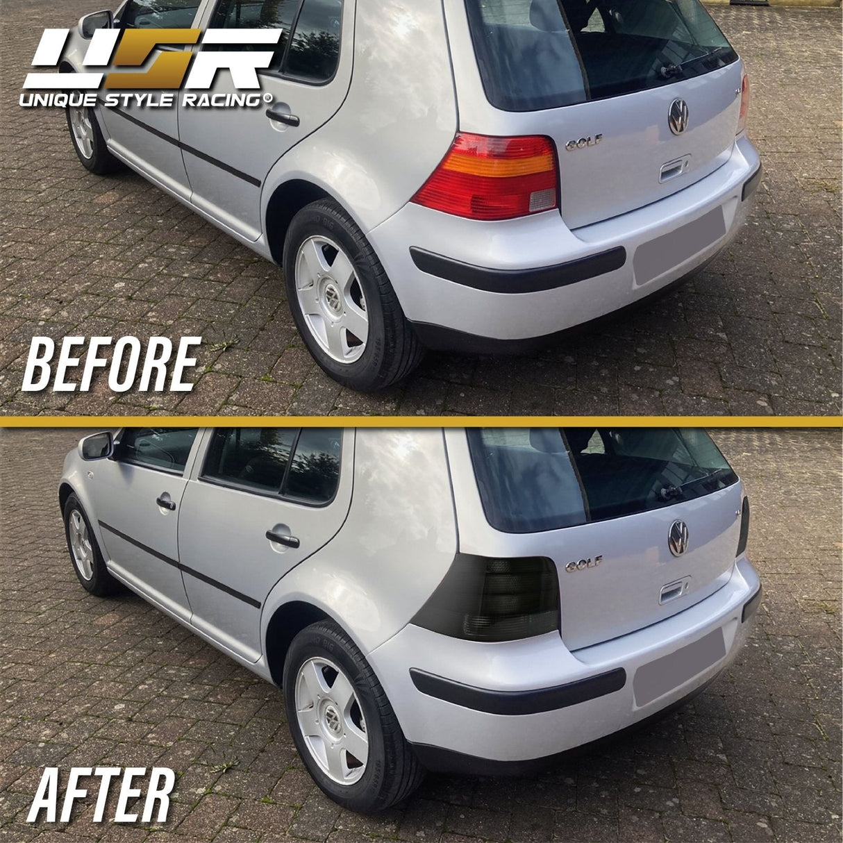 1999-2004 Volkswagen Golf GTI Mk4 Euro OE Look All Smoke Tail Lights