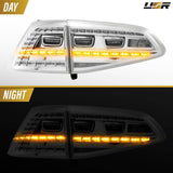 2015-2017 Volkswagen Golf Depo Ecode All Clear 4pc Tail Light Set