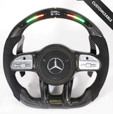 Mercedes-Benz 2020+ AMG Performance Style Customizable Steering Wheel (Fits 2010+ All Models)