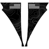 Topo American Flag Fender Overlays (Clear) - 2022+ Bronco Raptor