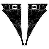 Topo American Flag Fender Overlays (Clear) - 2022+ Bronco Raptor