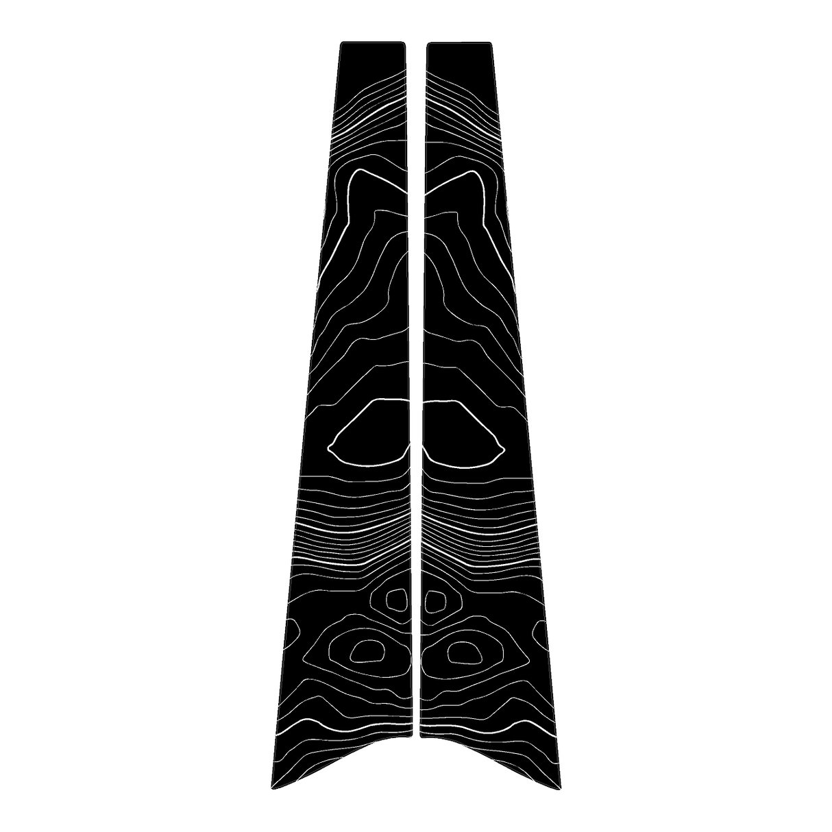 Topographic B Pillar Overlays - 2024+ Ranger