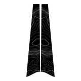 Topographic B Pillar Overlays - 2024+ Ranger