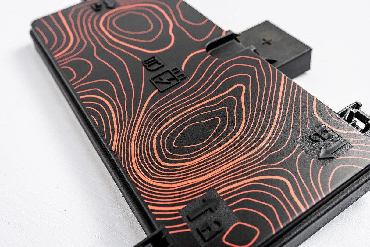 Topographic Map Premium Print Vinyl Rolls (3' or 6') - Matte Finish