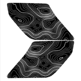 Topo Interior Lower Door Card Insert Overlays (Printed Series) - 2021+ Bronco 2 Door