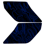 Topo Interior Lower Front Door Card Insert Overlays (Printed Series) - 2021+ Bronco 4 Door