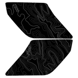 Topo Interior Door Handle Overlays - 2021+ Bronco