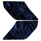 Topo Interior Lower Front Door Card Insert Overlays (Printed Series) - 2021+ Bronco 4 Door