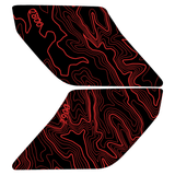 Topo Interior Door Handle Overlays - 2021+ Bronco