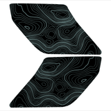 Topo Interior Lower Door Card Insert Overlays (Printed Series) - 2021+ Bronco 2 Door