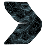 Topo Interior Door Handle Overlays - 2021+ Bronco