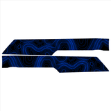 Topo Rear Interior Lower Door Card Insert Overlays (Printed Series) - 2021+ Bronco 4 Door