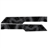 Topo Rear Interior Lower Door Card Insert Overlays (Printed Series) - 2021+ Bronco 4 Door