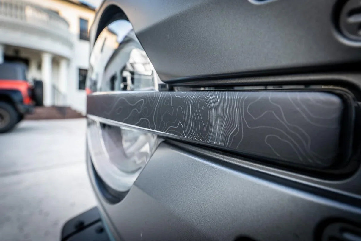 Topo Signature DRL Bar Overlays (Printed Series) - 2021+ Bronco (Signature Headlights)