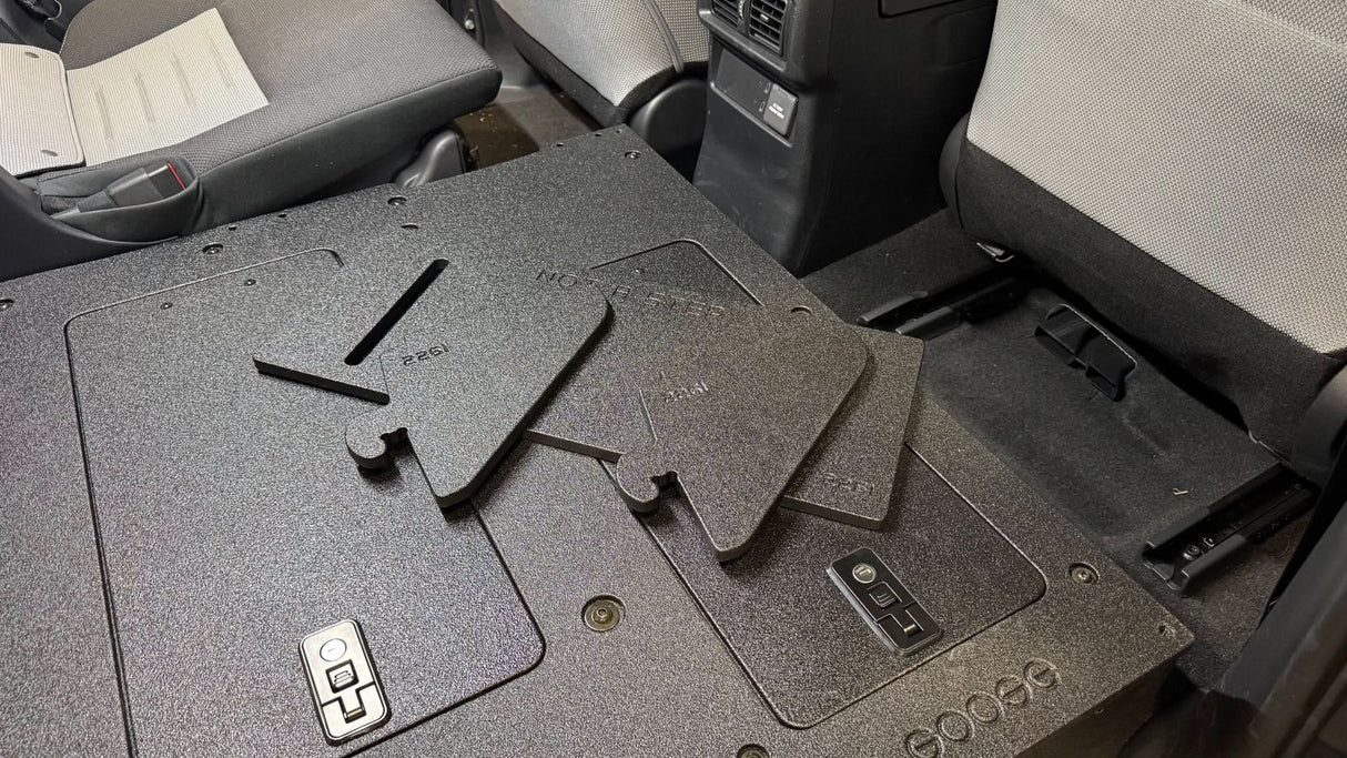 Toyota - 4Runner - 2025-Present - 6th Gen - Explore Series - Seat Delete Plate System - Plate Based - Non-Hybrid - Non-Third Row Vehicles