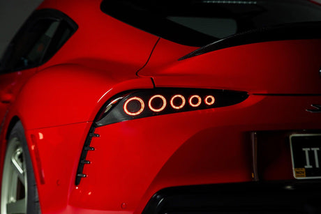 Toyota A90 Supra Lite Smoke Lens Legacy Style LED Tailights (2020+) - K2 Industries